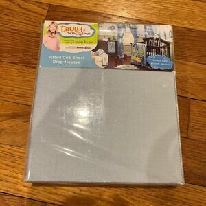 Truly Scrumptious designed by Heidi Klum Fitted Crib Sheet Light Blue 52”x28”
